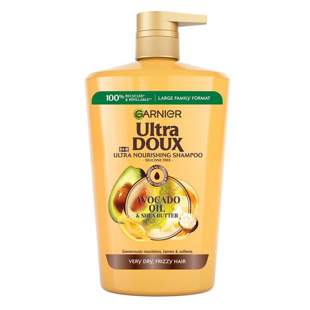 شامبو غارنييه الترا دو بزيت الافوكادو وزبدة الشيا - 1000 مل