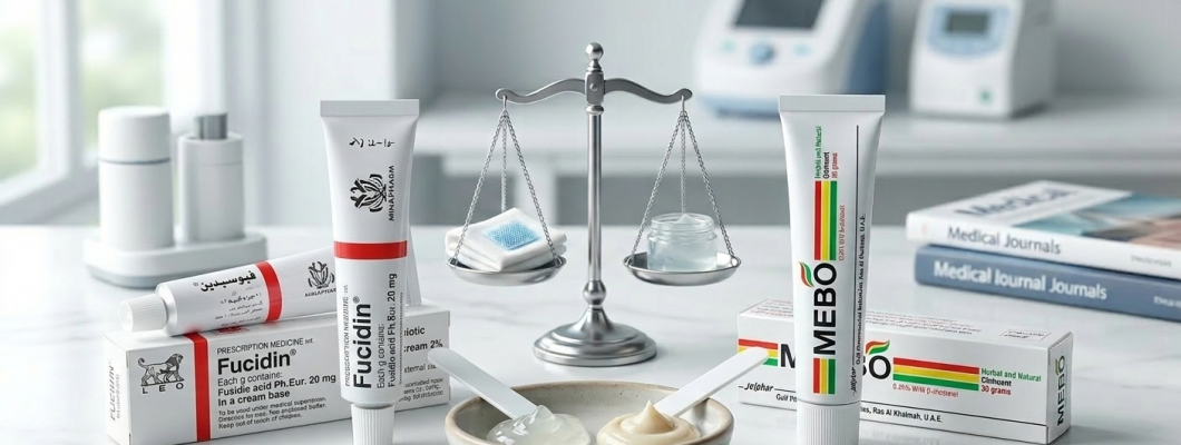 أيهما أفضل: فيوسيدين أم ميبو للحروق؟ 