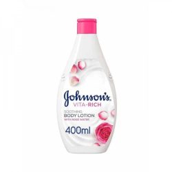 Johnson Vita Rich Lotion - Soothing Rose Water - 400ml