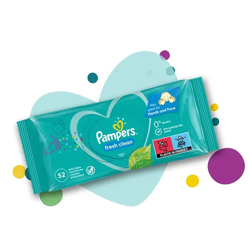 مناديل بامبرز فريش كلين للأطفال