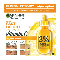 Garnier Skin Active Fast Bright Serum - 12 Ampoules