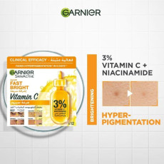 غارنييه سكين أكتيف سيروم فاست برايت- 12امبوله غارنييه سكين أكتيف سيروم فاست برايت- 12امبوله