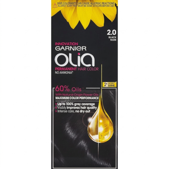 صبغة جارنييه أوليا (Garnier Olia) - اسود 2 صبغة جارنييه أوليا (Garnier Olia) - اسود 2