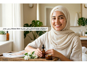 7 خطوات فقط لتحصلي على بشرة Glass Skin بدون فلاتر