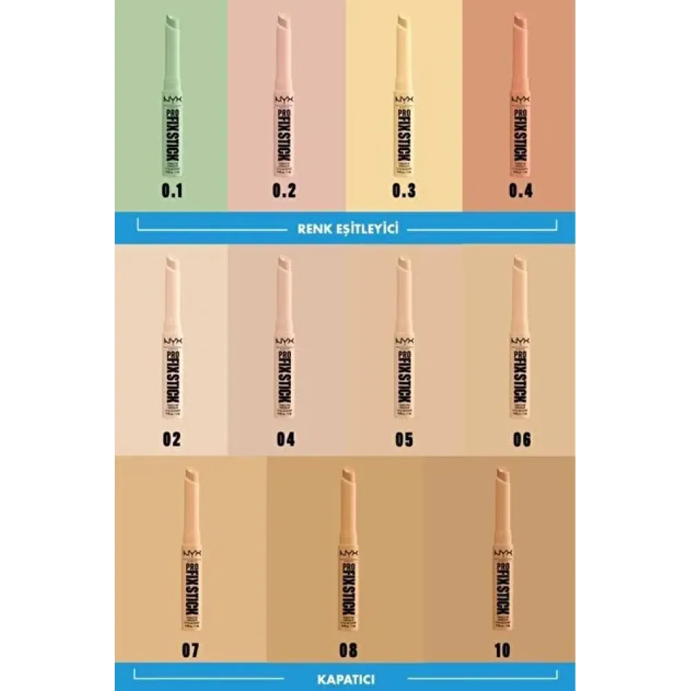 قلم خافي العيوب "برو فيكس ستيك" من إن واي إكس قلم خافي العيوب "برو فيكس ستيك" من إن واي إكس