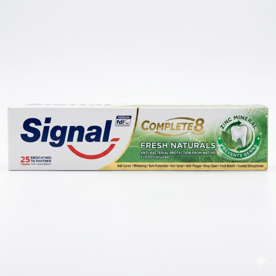 معجون سيجنال كومبليت 8 بالأعشاب الطبيعية (Signal Fresh Naturals)