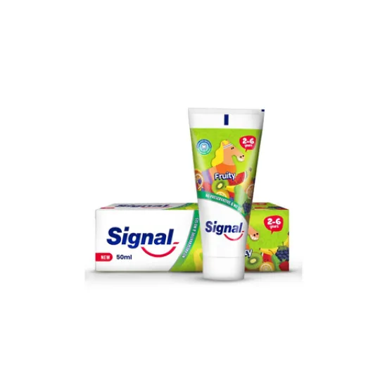 معجون سيجنال للأطفال - نكهة الفواكه المنعشة (Signal Fruity 2-6 Years) معجون سيجنال للأطفال - نكهة الفواكه المنعشة (Signal Fruity 2-6 Years)
