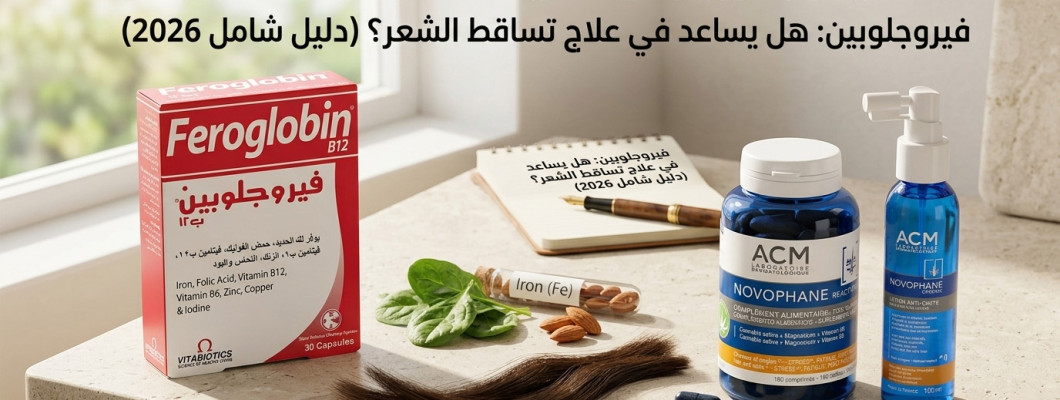 فيروجلوبين: هل يساعد في علاج تساقط الشعر؟ (دليل شامل 2026)