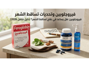 فيروجلوبين: هل يساعد في علاج تساقط الشعر؟ (دليل شامل 2026)