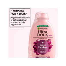 شامبو الترا دوكس مجدد ومرطب للشعر الجاف بخلاصة العنب من غارنييه - 600 مل