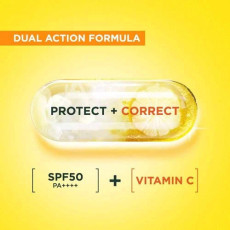 واقي شمس سوبر يو في غير مرئي +50 spf بفيتامين سي من غارنييه - 75 مل