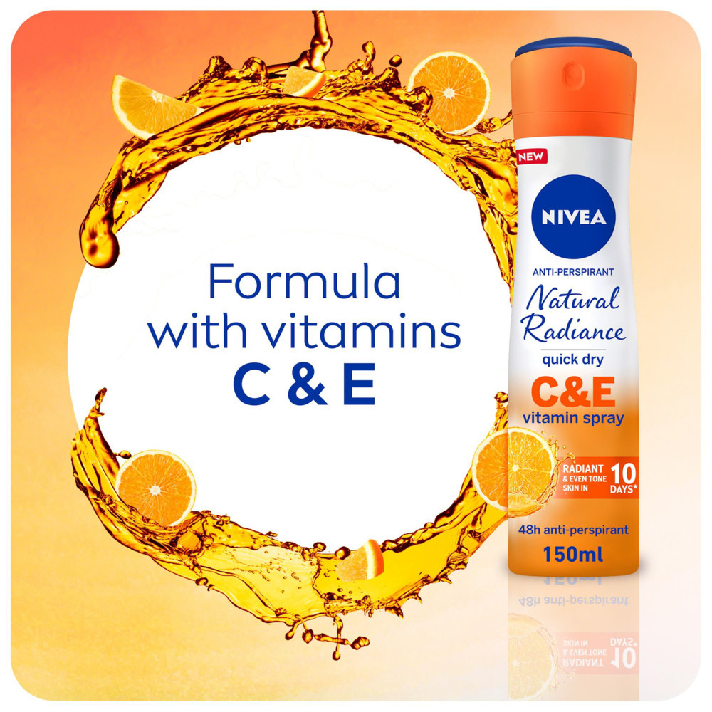 نيفيا ناتشورال راديانس - بخاصية التفتيح وفيتامينات C & E (Nivea Natural Radiance Spray)
