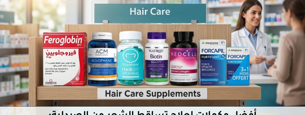 أفضل مكملات لعلاج تساقط الشعر من الصيدلية