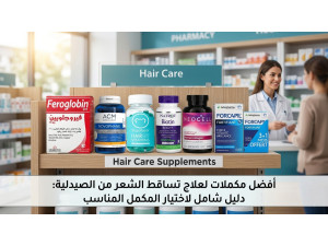 أفضل مكملات لعلاج تساقط الشعر من الصيدلية
