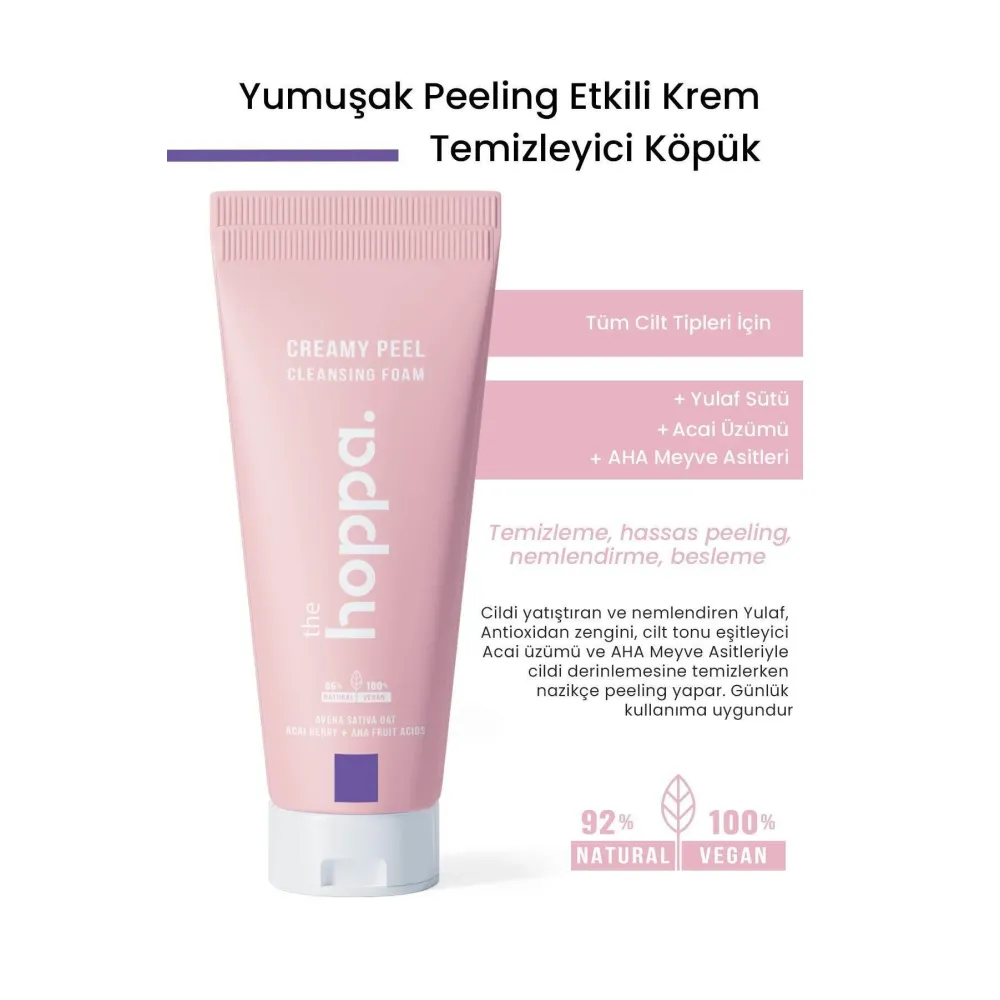 الرغوة المنظفة والمقشرة الكريمية (Creamy Peel Cleansing Foam)- 200مل