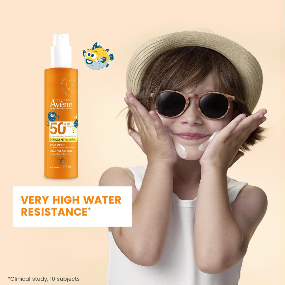 بخاخ واقي الشمس للأطفال من أفين - حماية فائقة (Avène Spray for Children SPF 50+)-200مل