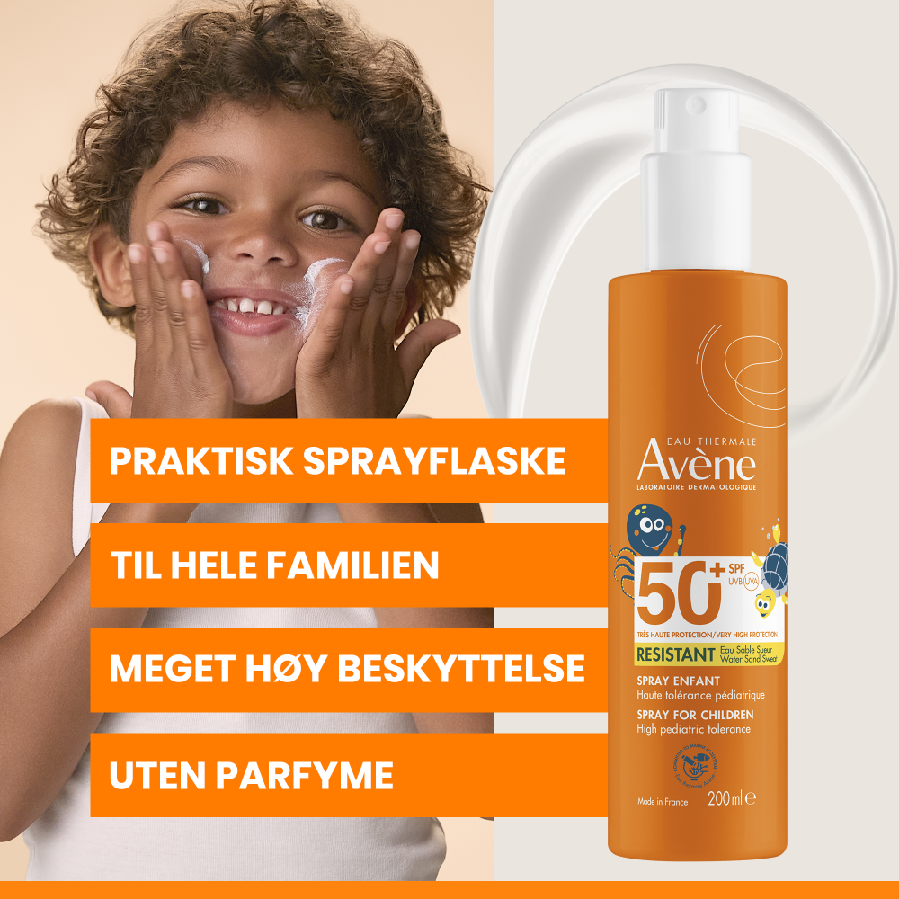 بخاخ واقي الشمس للأطفال من أفين - حماية فائقة (Avène Spray for Children SPF 50+)-200مل