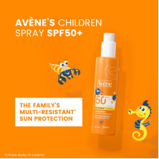 بخاخ واقي الشمس للأطفال من أفين - حماية فائقة (Avène Spray for Children SPF 50+)-200مل