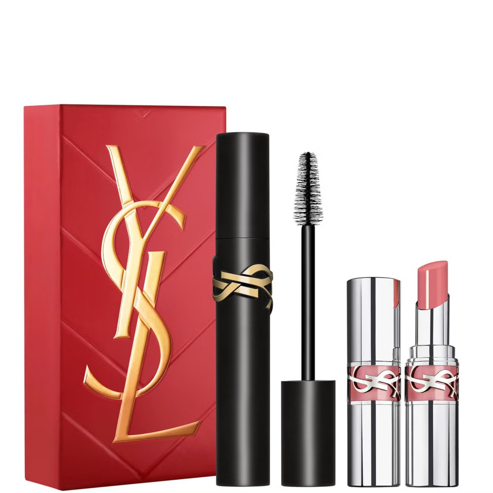 مجموعة YSL الفاخرة - بوكس الماسكارا والروج (أحجام السفر)