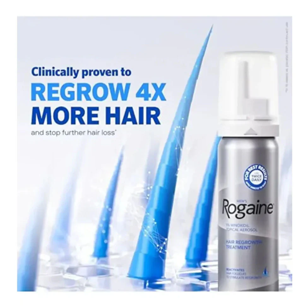 رغوة روجين للرجال لإعادة إنبات الشعر - Men's Rogaine 5% Minoxidil Foam