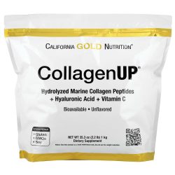 Hydrolyzed marine collagen peptides with hyaluronic acid and vitamin C – 1kg flavor-free