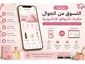 مزايا التسوق من الجوال مقارنة بالمواقع الإلكترونية