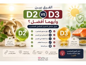 الفرق بين فيتامين D2 وD3: أيهما أفضل؟