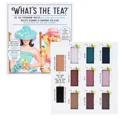 TheBalm What's The Tea? Ice Tea Eyeshadow Palette with eyelid primers