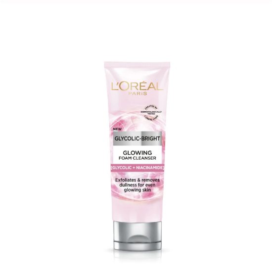 L'Oréal Paris Daily Glycolic Bright Foaming Lotion with Glycolic Acid and Niacinamide – 100 ml L'Oréal Paris Daily Glycolic Bright Foaming Lotion with Glycolic Acid and Niacinamide – 100 ml