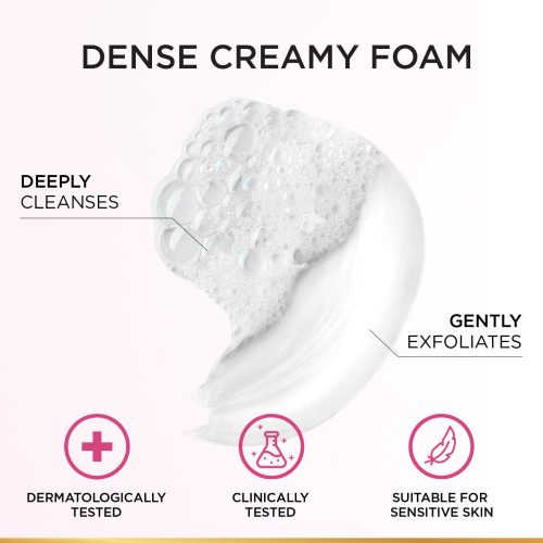 L'Oréal Paris Daily Glycolic Bright Foaming Lotion with Glycolic Acid and Niacinamide – 100 ml