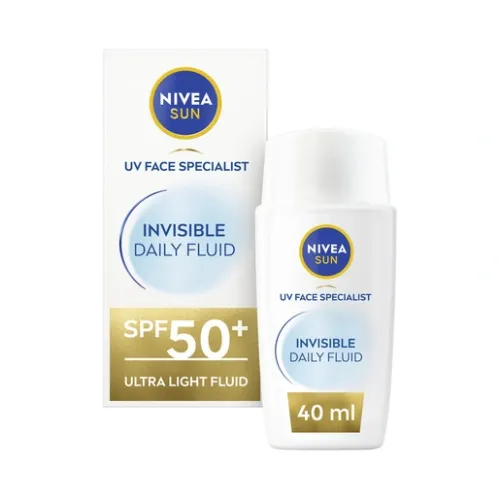NIVEA Invisible Daily Liquid Sunscreen SPF 50 UV Protection - 40ml