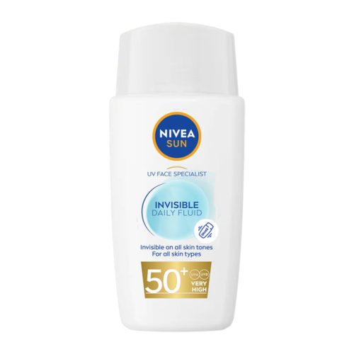 NIVEA Invisible Daily Liquid Sunscreen SPF 50 UV Protection - 40ml