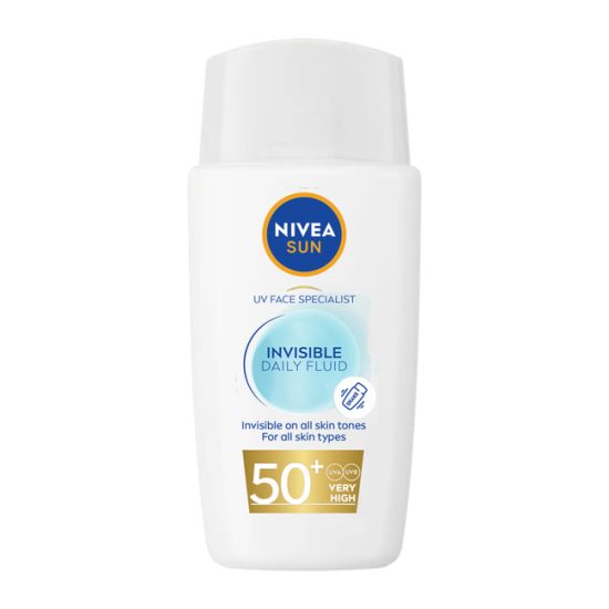 NIVEA Invisible Daily Liquid Sunscreen SPF 50 UV Protection - 40ml
