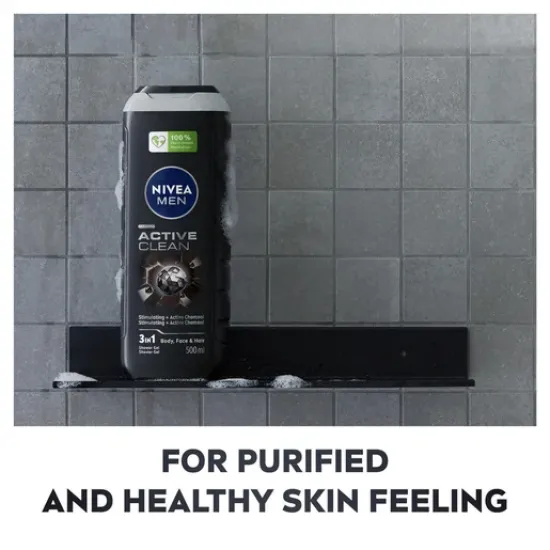 Nivea, Shower Gel Active Clean - 500 Ml