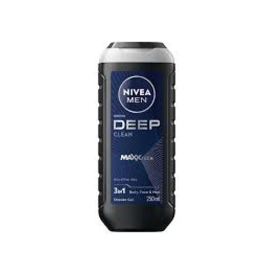 Nivea, Shower Gel Deep Clean - 250 Ml