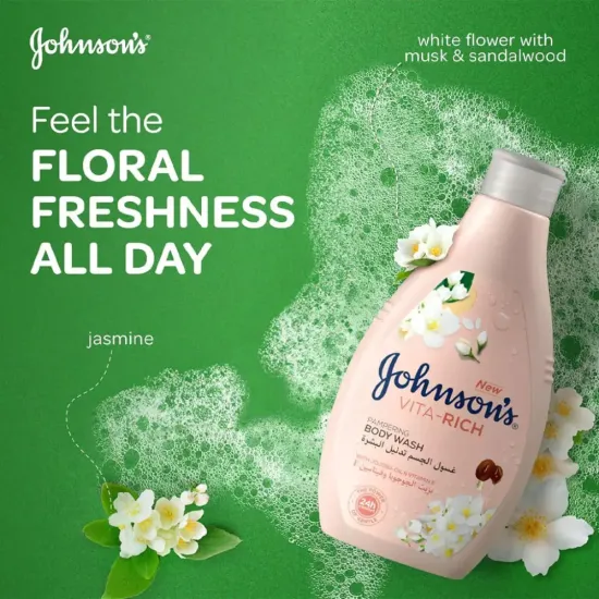 Johnson, Body Wash, With Jojoba Oil & Vitamin E - 750 Ml