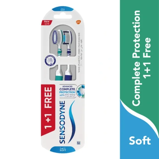 Sensodyne Advanced Complete Protection Toothbrush Soft 1+1 free