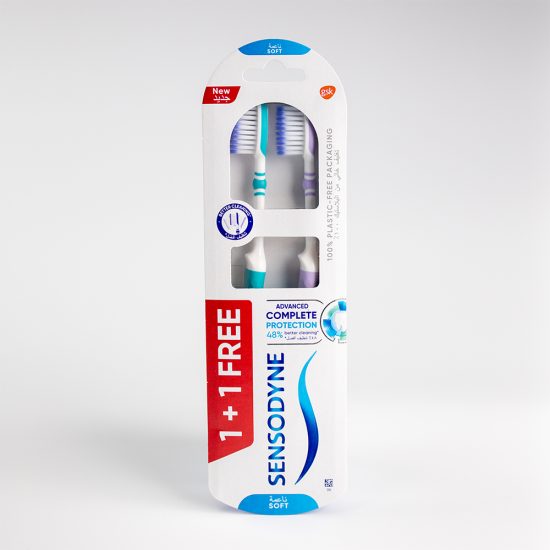 Sensodyne Advanced Complete Protection Toothbrush Soft 1+1 free