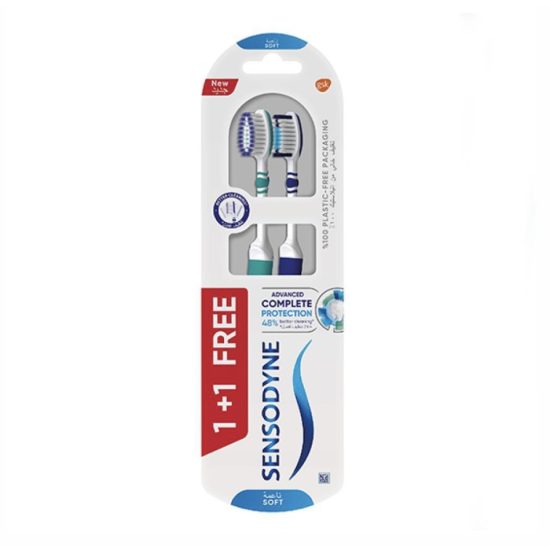 Sensodyne Advanced Complete Protection Toothbrush Soft 1+1 free