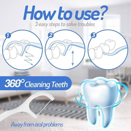 dental floss toothpick 