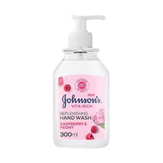 Johnsons, Hand Wash Vita-Rich Raspberry & Peony - 300 Ml
