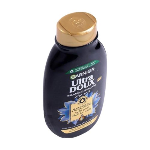 Garnier Ultra Doux Shampoo with Black Charcoal and Black Seed Oil - 200ml