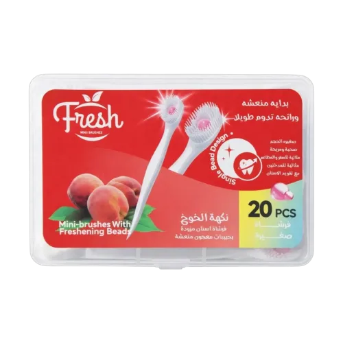 فريش فرشاة أسنان بالخوخ المنعشة – 20 حبة
