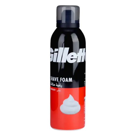 Gillette, Shaving Foam Regular Skin - 200 Ml Gillette, Shaving Foam Regular Skin - 200 Ml