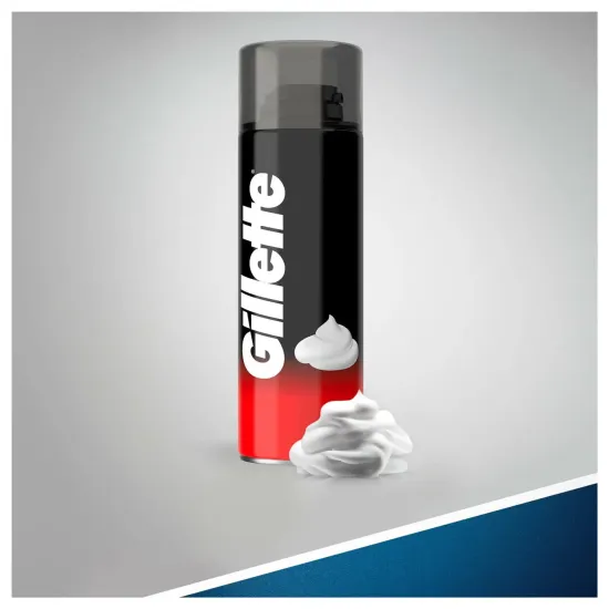 Gillette, Shaving Foam Regular Skin - 200 Ml Gillette, Shaving Foam Regular Skin - 200 Ml