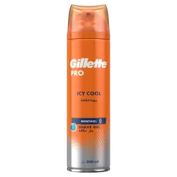 Gillette, Shaving Foam Icy Cool With Menthol - 200 Ml