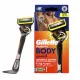 Razor Body Closeness & Comfort 1 Handle + 2 Refills Fusion By Gillette