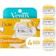 Gillette Venus, Comfortglide Olay Razor Blade Refills - 4 Pcs