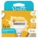Gillette Venus, Comfortglide Olay Razor Blade Refills - 4 Pcs