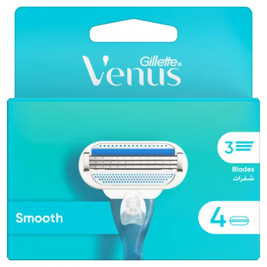 Gillette Venus Smooth Blades – 4 Pc